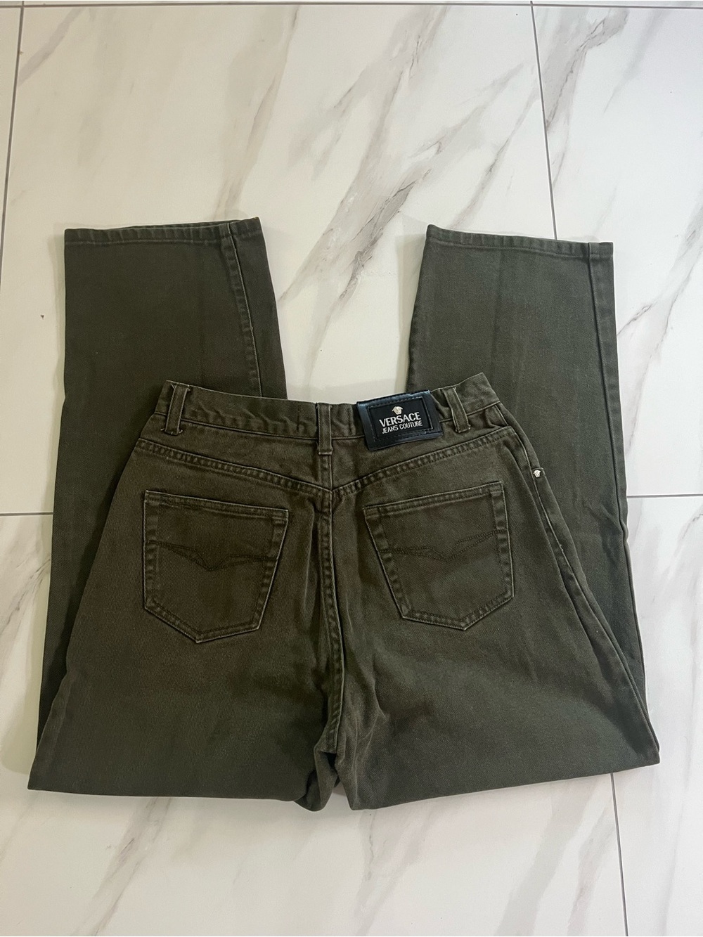 Versace Jeans Couture Green Women’s Jeans - Classic Straight Fit